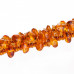 Плетеный браслет из натурального янтаря, бисера