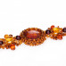 Браслет из бисера и балтийского янтаря