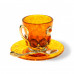набор для кофе "Солнышко" из янтаря набор для кофе "Солнышко" из янтаря