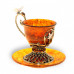 Чашка кофейная "Екатерина" из янтаря