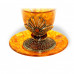 Чашка кофейная "Петр" из янтаря