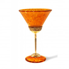 бокал для мартини "Антик" из янтаря бокал для мартини "Антик" из янтаря