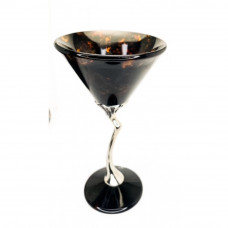 Бокал для мартини "Лето" из черного янтаря Бокал для мартини "Лето" из черного янтаря