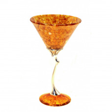 бокал для мартини "Лето" из янтаря бокал для мартини "Лето" из янтаря