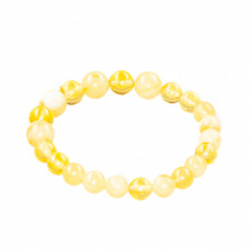 Браслет из янтарных шариков