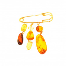 Булавка из янтаря