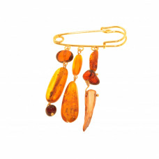 Булавка из янтаря