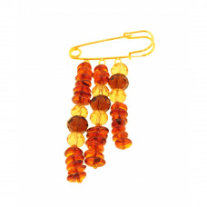 Булавка из янтаря