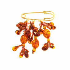 Булавка из янтаря