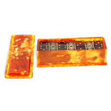 Домино "Классика" из янтаря