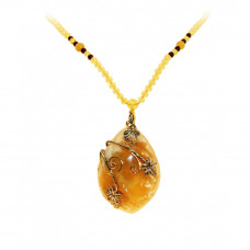 Эксклюзивный кулон из янтаря YK 7
