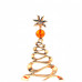 Сувенир "Новогодняя ель" из янтаря