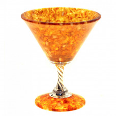 Фужер для мартини из янтаря