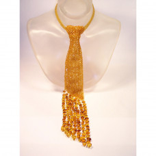 Галстук из янтаря
