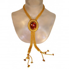 Галстук из янтаря