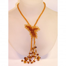 Галстук из янтаря