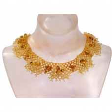 Колье из натурального балтийского янтаря