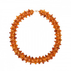 Колье из натурального балтийского янтаря