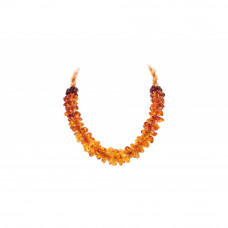 Колье из янтаря с бисером Колье из янтаря с бисером