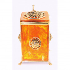 Коробочка для чая "Цезарь" из янтаря