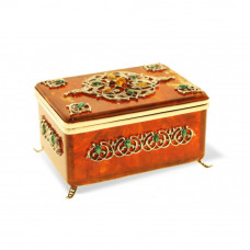 Коробочка для чая "Восточная сказка" из янтаря