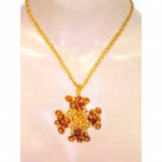 Крестик из янтаря