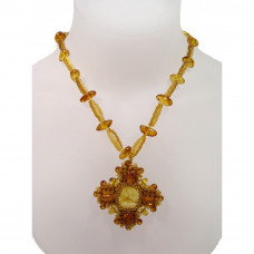 Крестик из янтаря