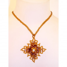 Крестик из янтаря