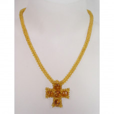 Крестик из янтаря