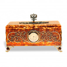 Ларец "Державный" из янтаря