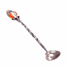 Ложка "Креветка" с янтарем
