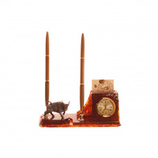 Письменный набор из янтаря