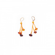 Серьги из натурального янтаря Серьги из натурального янтаря