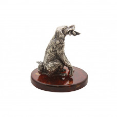 Символ года сувенир "Сеттер с добычей"