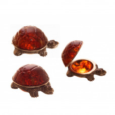 Шкатулка "Черепаха" из янтаря Шкатулка "Черепаха" из янтаря