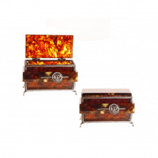 Шкатулка "Государева" из янтаря