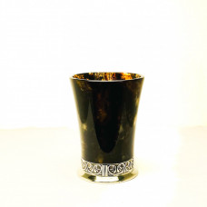 Стопка "Антик" из черного янтаря