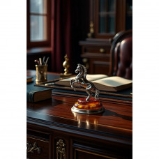 Сувенир "Вперед" из янтаря