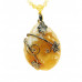 Эксклюзивный кулон из янтаря YK 7