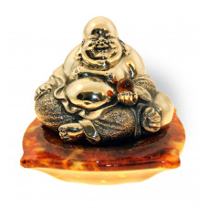 Сувенир "Будда на подушке" из янтаря Buddha