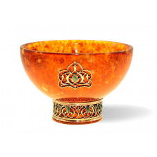 Пиала "Восточная сказка" из янтаря PL-arb3-ml