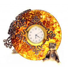 часы "Вологодские кружева" из янтаря chas-krz