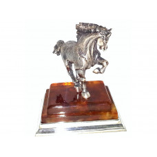 Сувенир "Лошадь" из янтаря lod-base