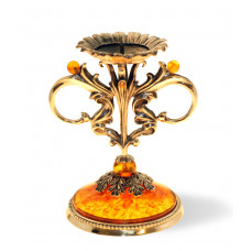 подсвечник из янтаря pds8-10