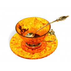 Чайная чашка "Восточная сказка" из янтаря 31002/L