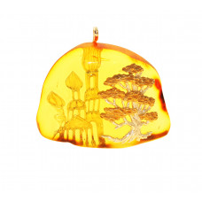 Эксклюзивный кулон из янтаря YK 2 YK-2