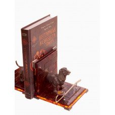 Подставка для книг "Такса" из янтаря pds-S