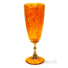 Бокал для шампанского из янтаря 1209